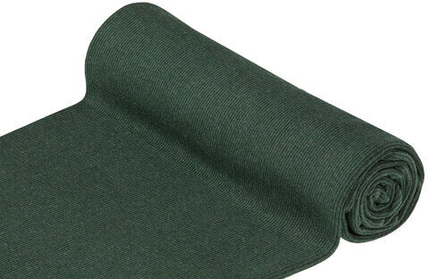 Rippen-Bündchenstoff "Comfort", grün-melange