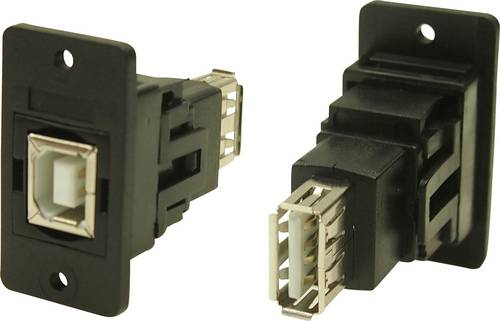 Cliff Adapter, Buchse, Einbau USB-Buchse Typ B - USB-Buchse Typ A CP30607NX Inhalt: 1St.