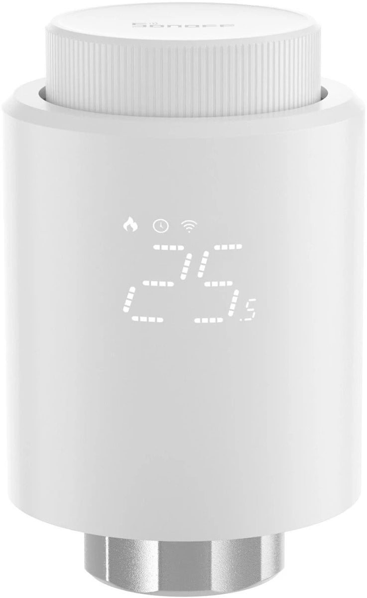 Slimme Thermostatische Radiatorklep - Intelligente Temperatuurregelaar met App- en Voice-control - Wit
