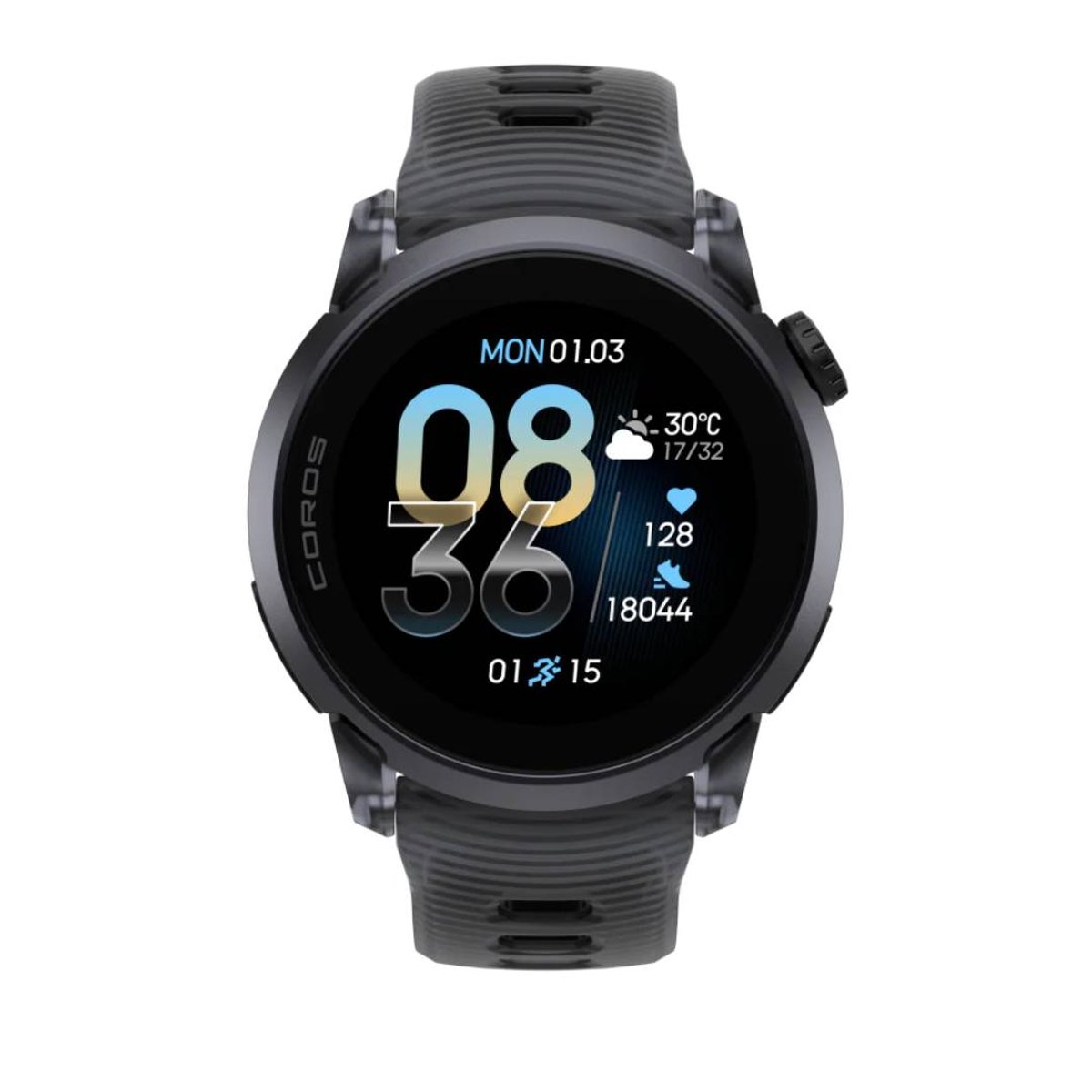 Relógio Coros Pace 4 Crystal GPS Preto Unisex