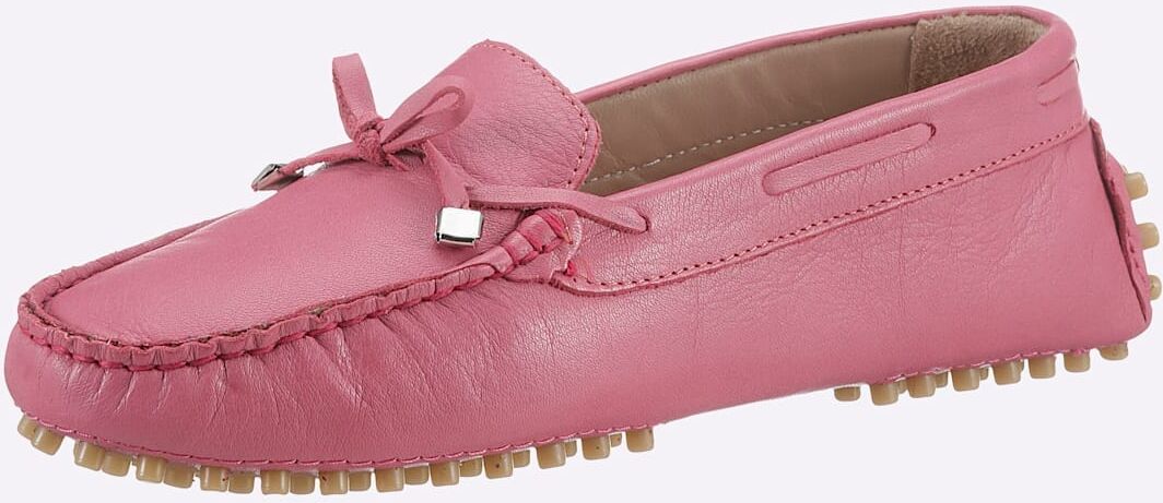 Slipper ANDREA CONTI, Damen, Gr. 37, pink, Leder, Schuhe Slipper pink 37