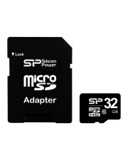 Silicon Power SDHC Speicherkarte 32 GB 32 GB CL10 inkl. Adapter (SP032GBSTH010V10-SP)
