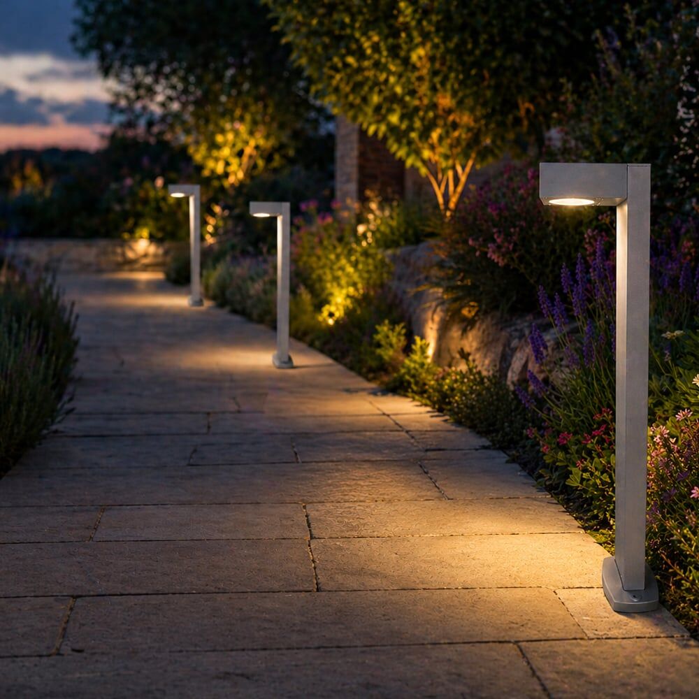 King Paletto Moderno Illuminazione Giardino - Offerta Pochi Pezzi