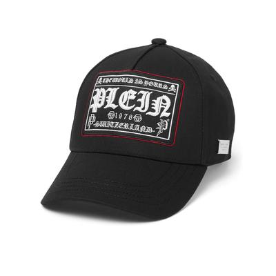 Baseball Cap PHILIPP PLEIN "Baseballkappe", Jungen, schwarz (0213, schwarz, rot), Caps