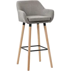 CLP Barhocker Grant Stoff   Farbe: grau