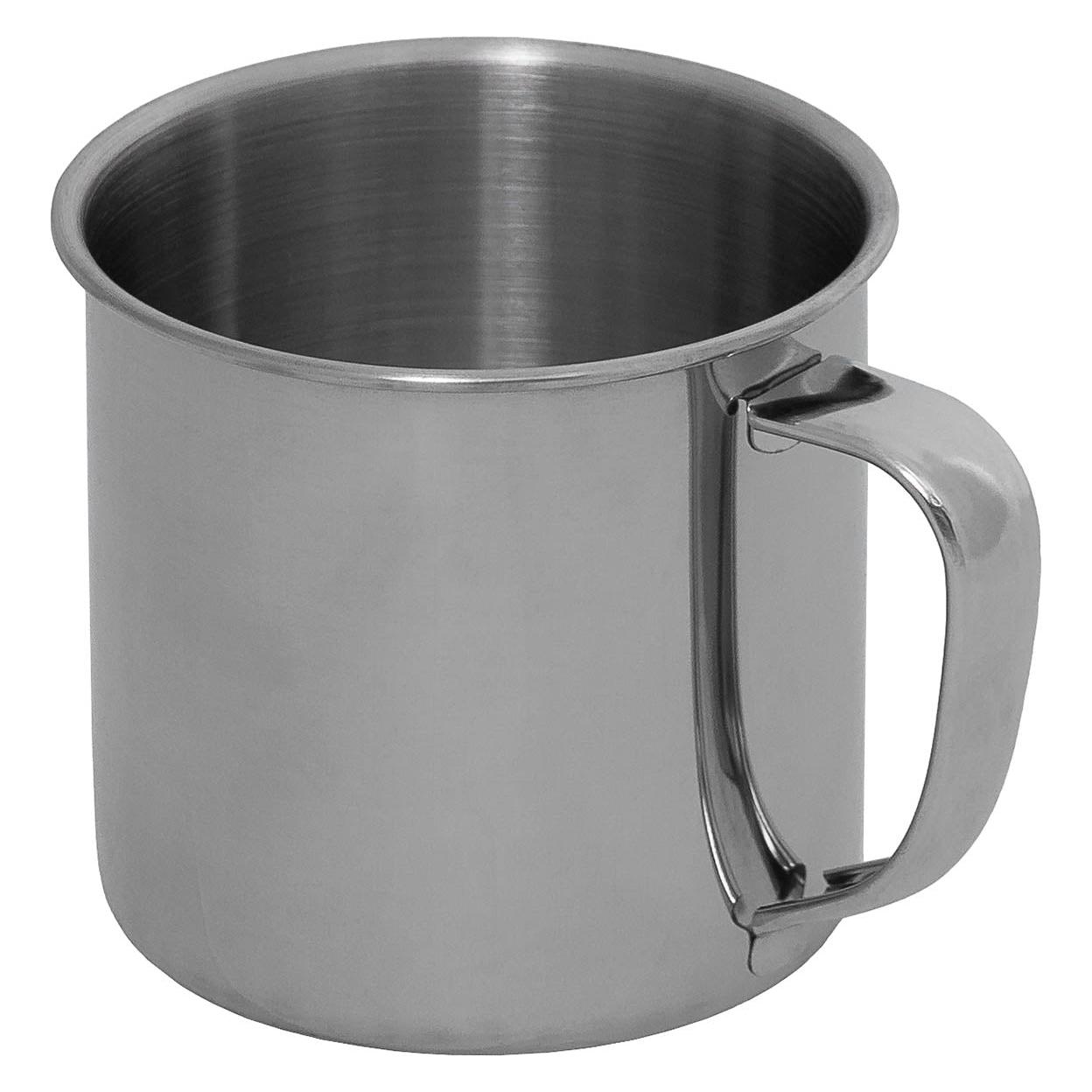 Mfh Edelstahl-Tasse (250 ml) (33383)