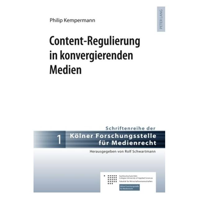 Peter Lang Kempermann:Content-Regulierung in konve (67835089)