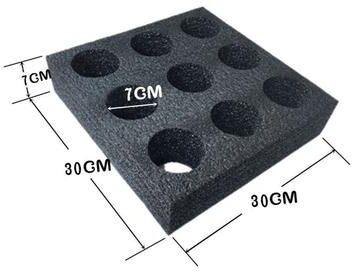 Useful Little Things Reusable Foam Drink Carrier Tray Coffee Cup Holder Insert For Hot And Cold Beverage Transport 9 Holes