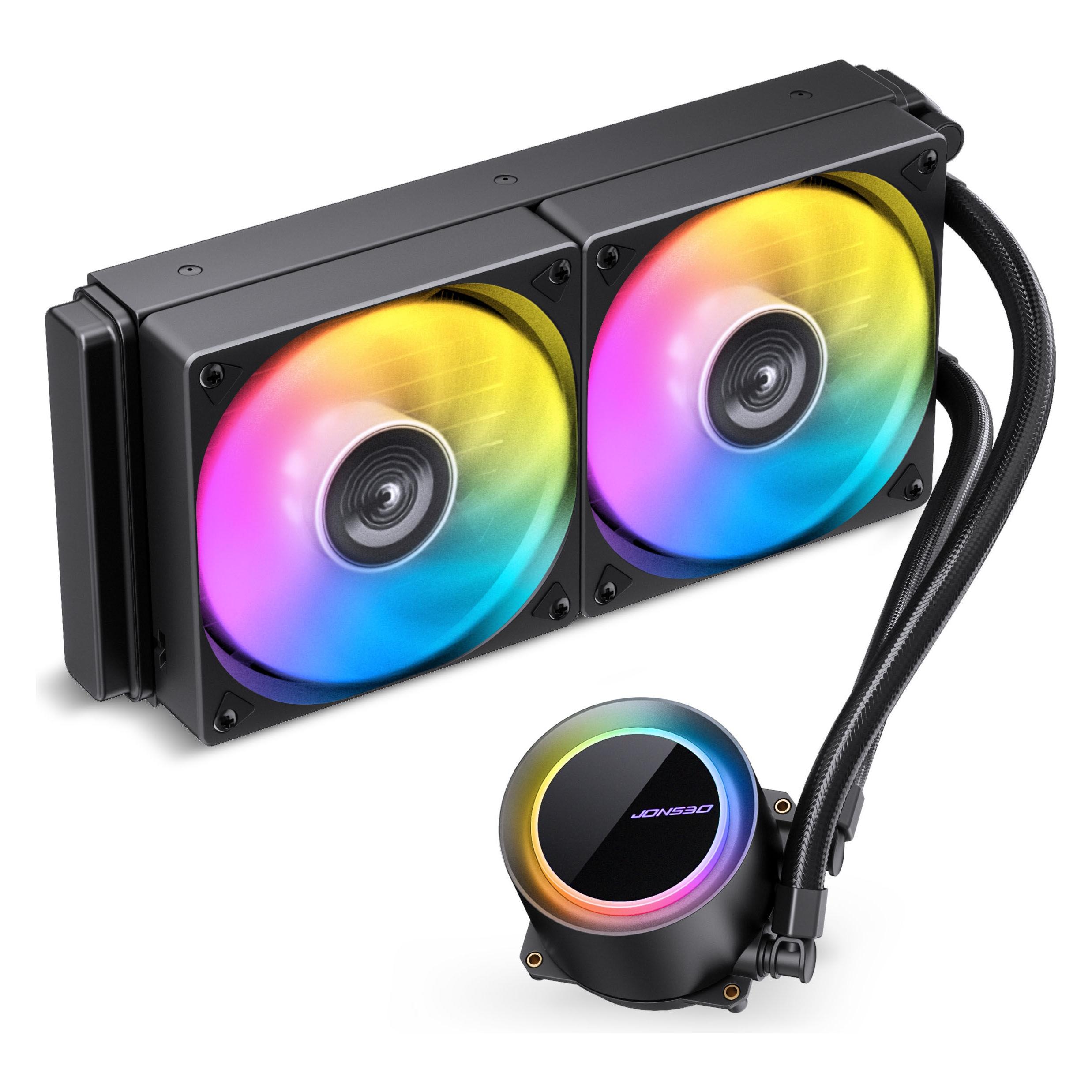 Jonsbo TG-240 AiO Wasserkühlung, ARGB - 240mm, schwarz (TG-240B)