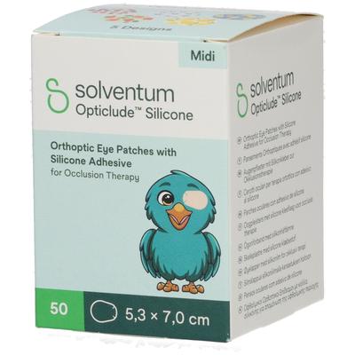 Opticlude Silicone girls midi 5,3x7 cm 2738Pg 50 St Pflaster