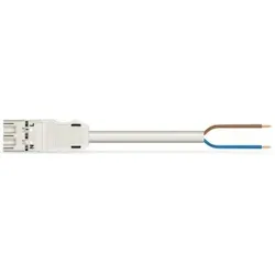 Wago 771-5001/186-000 konfektionierte Anschlussleitung,Eca,Stecker/offenes Ende,weiß 7715001186000
