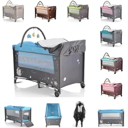 Moni, Reisebett, Reisebett Sleepy mit Rollen (60 x 120 cm)