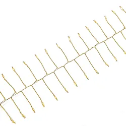 Konstsmide Weihnachtsbeleuchtung  Micro LED Lichterkette 200 bernsteinfarbene Dioden