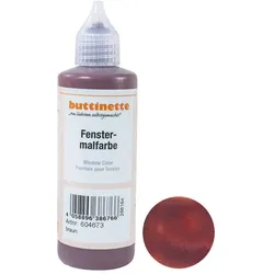 buttinette Fensterfarbe, in verschiedenen Farbtönen, 80 ml