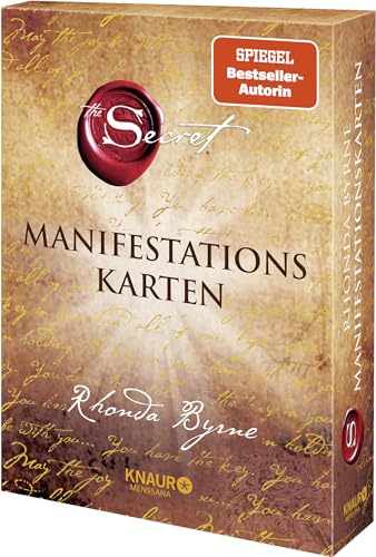 Rhonda Byrne - The Secret Manifestationskarten: Deutsche Erstausgabe – das Kartendeck zum Weltbestseller, 65 Karten mit Goldschnitt inkl. Anleitungsbuch - Preis vom 19.10.2026 19:33:35 h