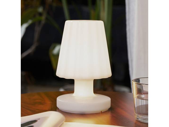 Jovem Portable Lampe de Table IP44 RGB Blanc - Lindby - Terrasse - Moderne - Plastique - À ampoule unique