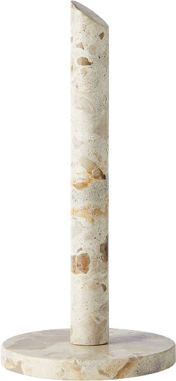 Muubs Vita Køkkenrulleholder H 31 Cm   Seashell Marmor