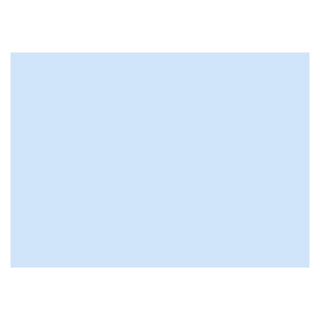 Brunnen Karteikarte DIN A4 quer blanko blau 100 St./Pack. (A4, 180 g/m²) (102240030)