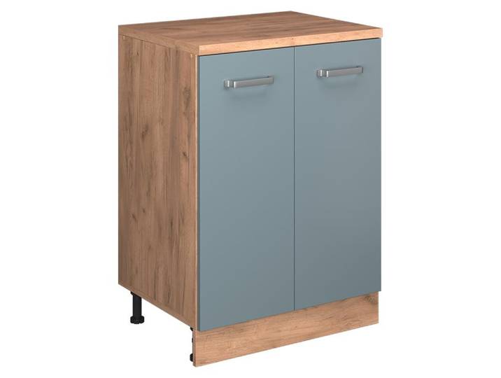 Meuble sous pente Vicco R-Line Bleu-gris 60cm sans pente avec 2 portes\, Model 61763