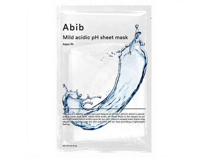 ABIB Mild Zuur pH Sheet Mask Pack Aqua Fit 10st Reservoir