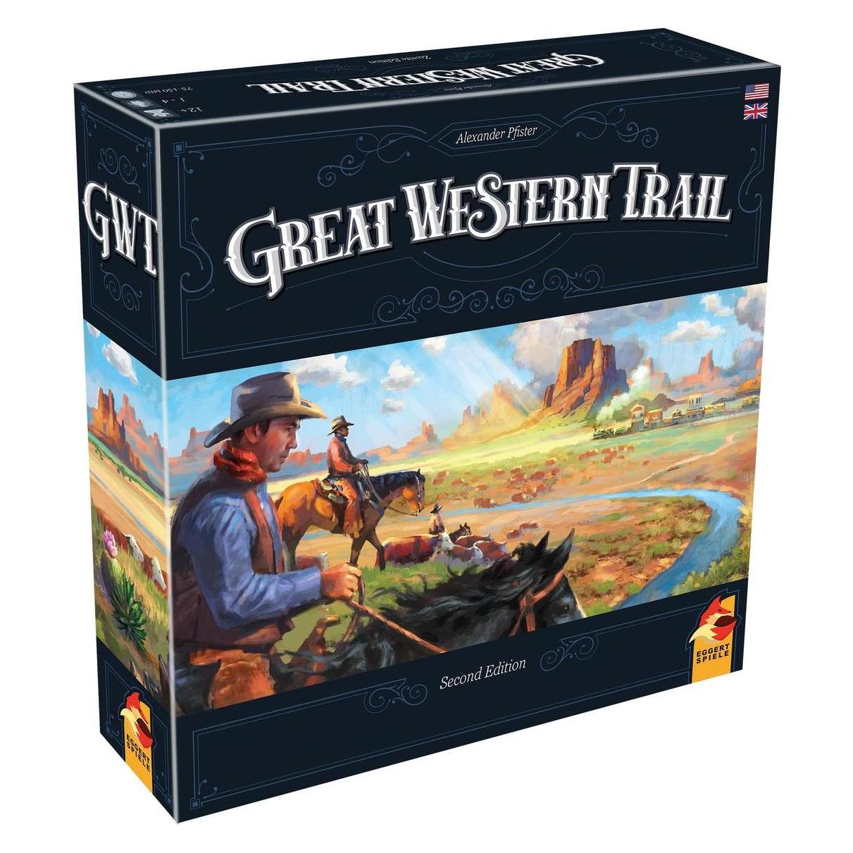 Eggertspiele Great Western Trail: Second Edition - Bordspel (ENG) (Englisch, 1 - 4 Spieler) (PBGESG50160)
