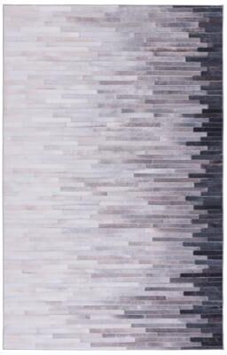 SAFAVIEH Faux Hide Machine Washable Slip Resistant Bohumila Modern Abstract Rug