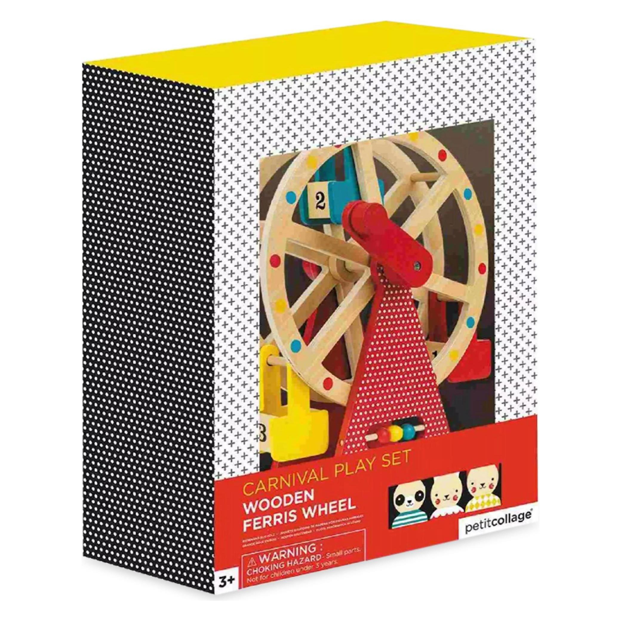 Petitcollage Lernspiel Riesenrad aus Holz (Englisch, 3 - 6 Jahre) (PTC250)