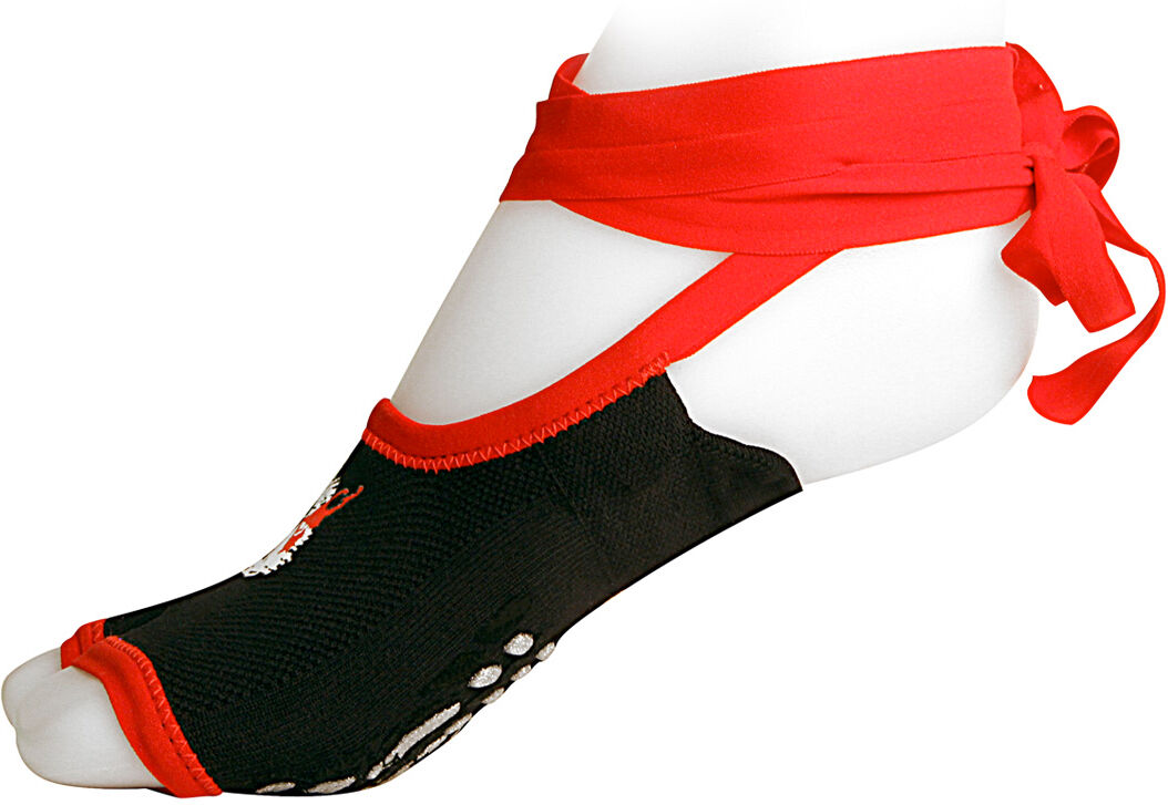 R-evenge REVENGE Calzini tecnici antiscivolo Uppies Sport Nero/Silver/Rosso Large (42-45)