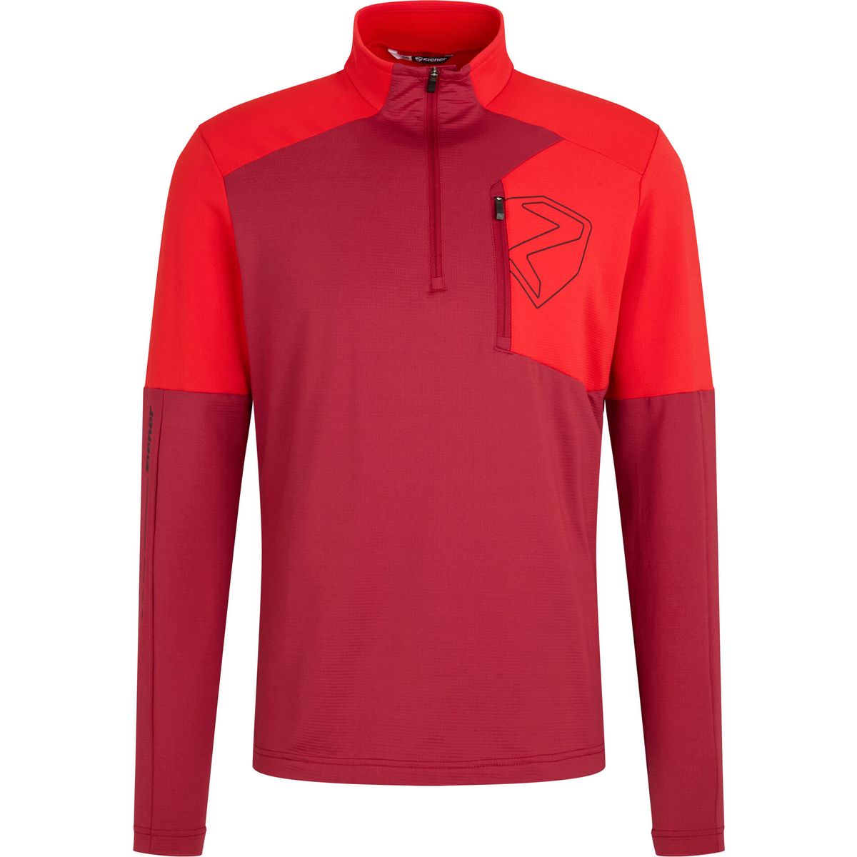 Ziener Jasuka-z Midlayer man red (888) 46 131032-888-46