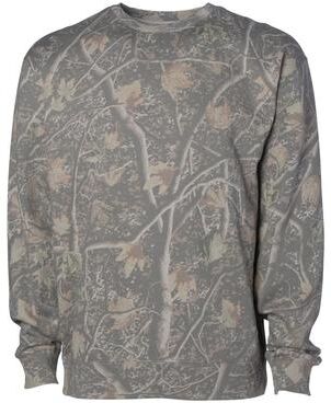 Independent Trading Co. SS3000 Midweight Crewneck Sweatshirt in Deadwood Tree size 3XL