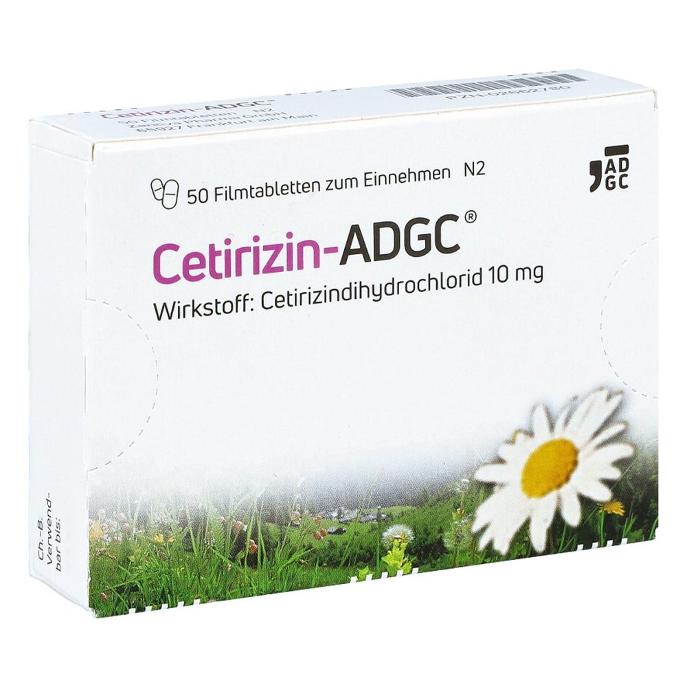 Zentiva Pharma GmbH Cetirizin ADGC 02662780