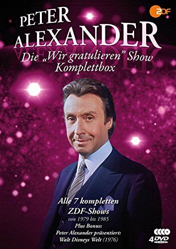 Peter Alexander - Peter Alexander: Die Wir gratulieren Show - Komplettbox [4 DVDs] - Preis vom 09.10.2026 07:28:09 h