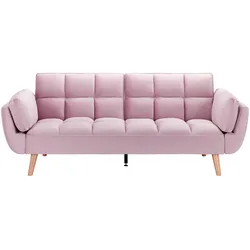 Schlafsofa Cora Rosa Samt