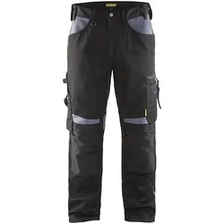Blakläder, Arbeitshose, Bundhose Handwerk, schwarz / grau, Konfektionsgrösse 28 (28, 54)