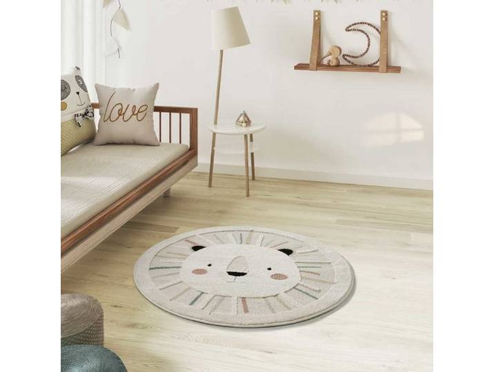 Tapis ATTICGO enfant lion diam.120 cm CLOWN 2343 multicolore