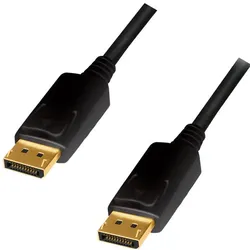 LogiLink DisplayPort — DisplayPort (10 m), Videokabel, Schwarz