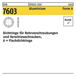 Reyher, Fahrzeug Werkzeug, Flachdichtring DIN 7603 17 x21 x1,5 Aluminium