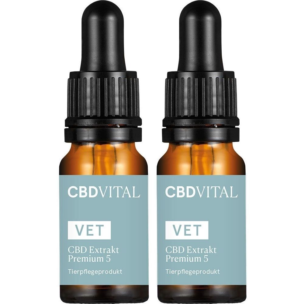 VET CBD ExT PR 5% VIT x2 2x10 ml Tropfen