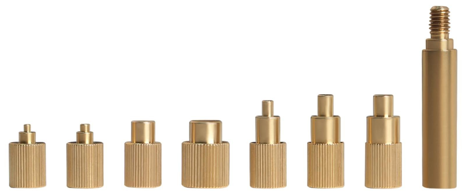 Selius 3D-printer Accessoires Heat Set Insert Tool met Messing Kartelmoer Adapter Kits
