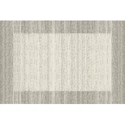 TEPGO Wollteppich Safran grau 80x120 cm