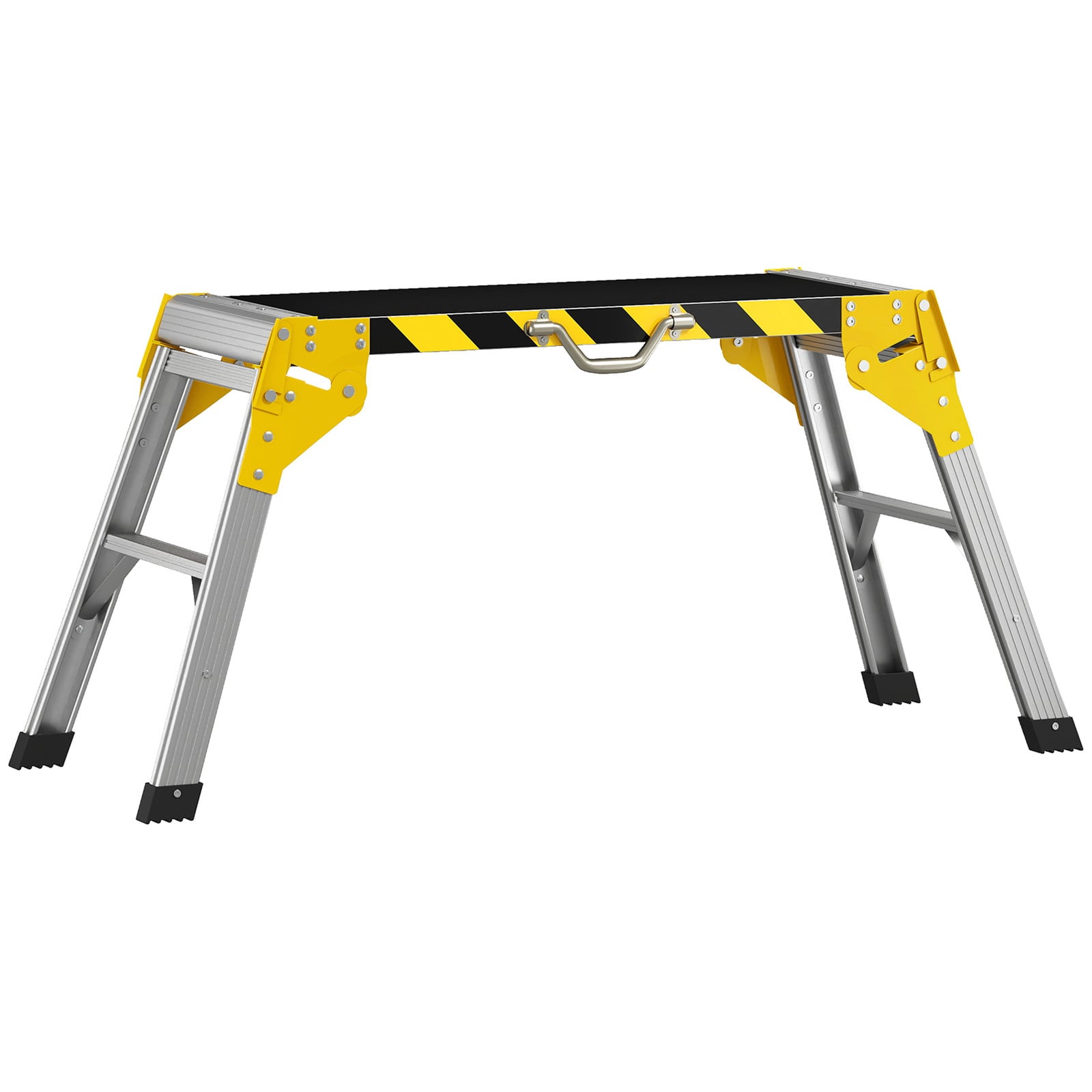 HOMCOM Inklapbare aluminium werkbank met handgreep en antislip, 150 kg, B/D/H: 110 x 32 x 50 cm