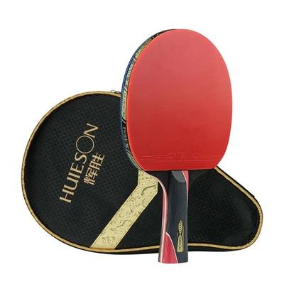 Carbon Table Tennis Racket With Cover For Training And Competition long Handle