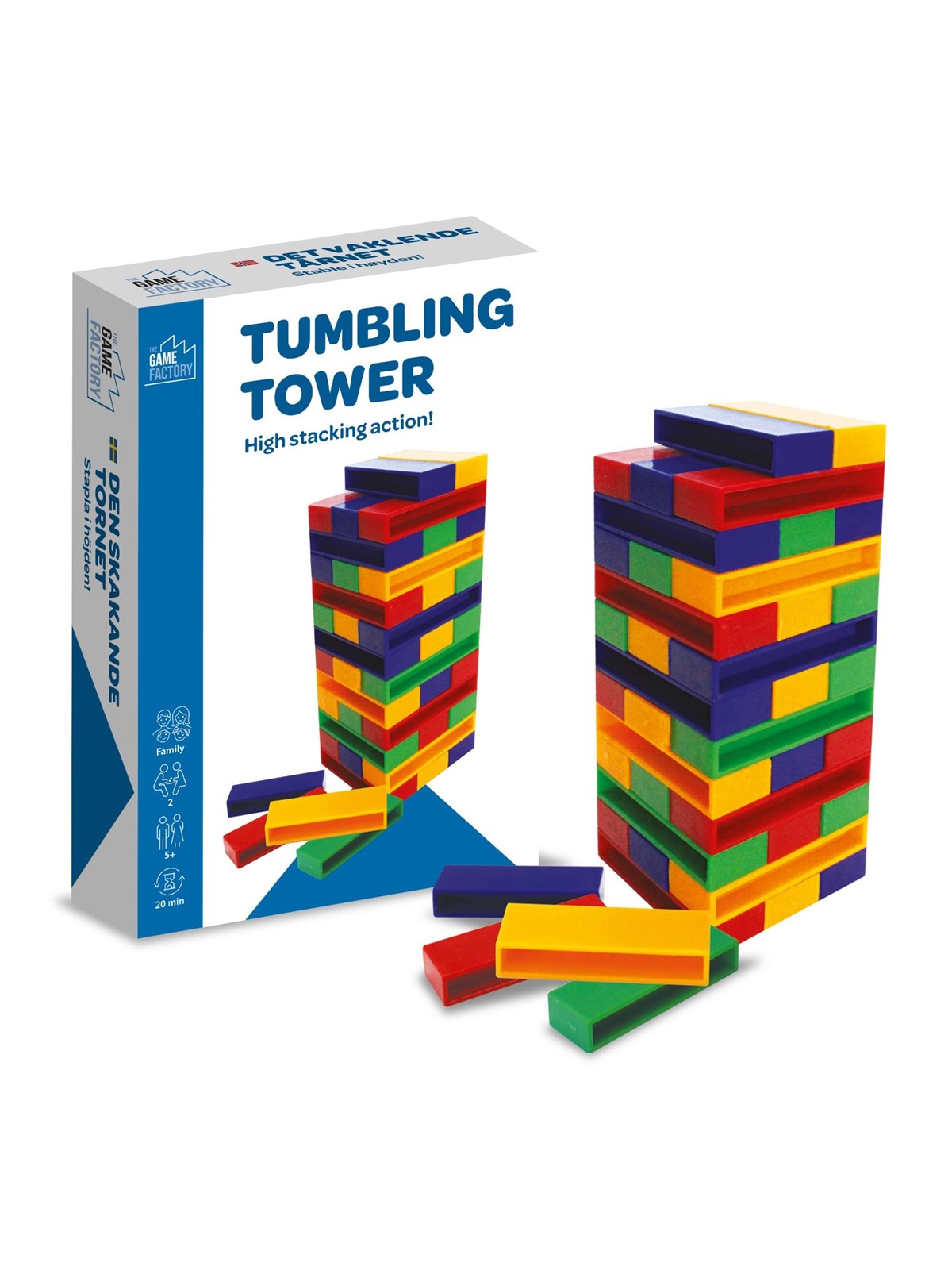 Amo Games Tumbling Tower Travel Game