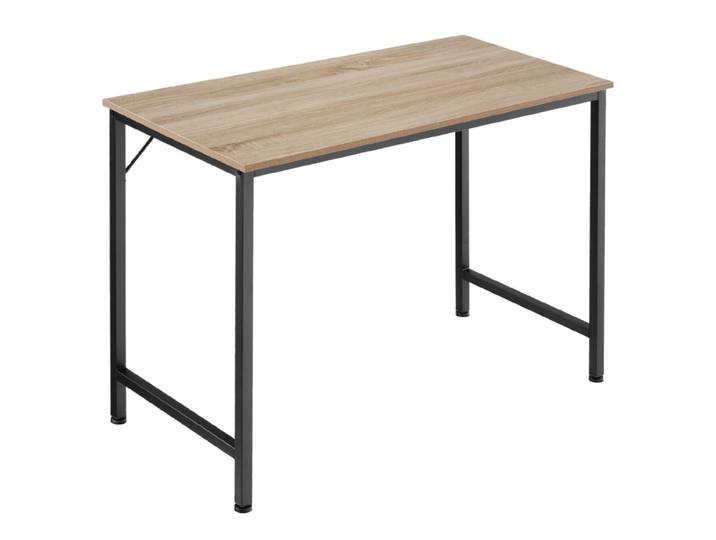 Bureau Bois clair industriel, Chêne Sonoma