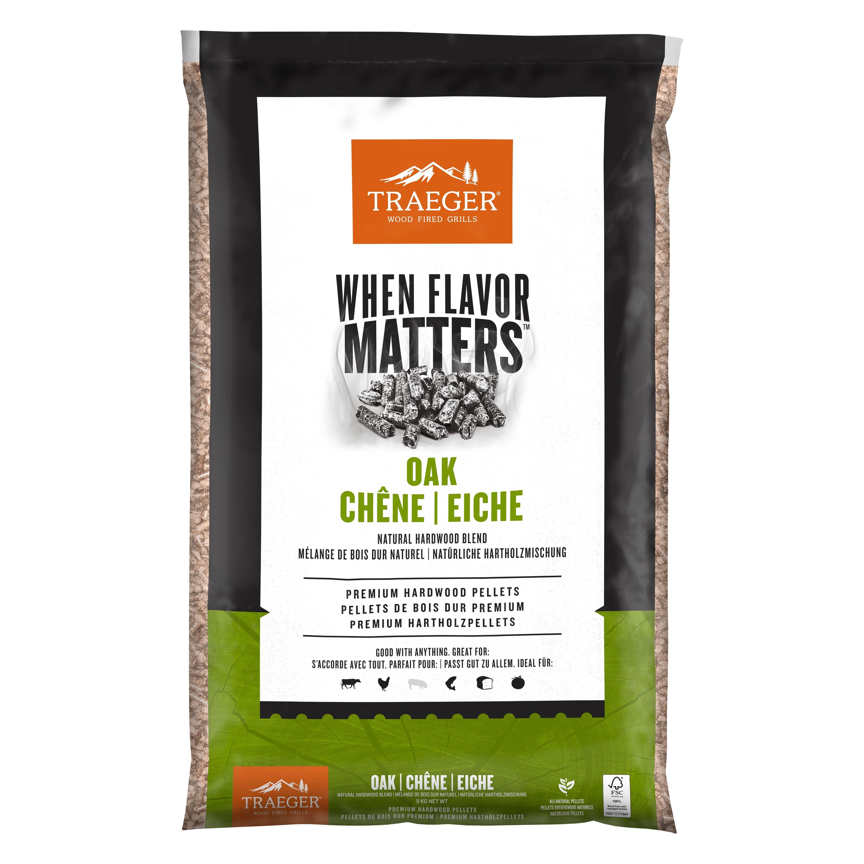 Traeger Oak Pellets (9 kg) (PEL416)