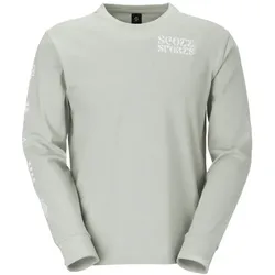 SCOTT Langarmshirt Graphic | spray grey M
