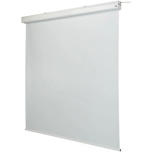 Celexon Beamer-Leinwand Motor Expert, 111 Zoll, 200 x 200 cm, Format 1:1, Motorleinwand