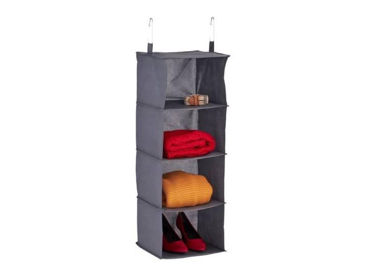 Relaxdays Hangende kast organizer 4 vakken