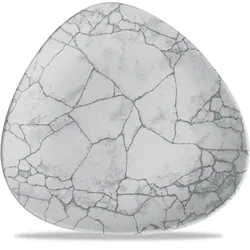 Churchill Studio Prints Kintsugi Pearl Grey Teller Flach Dreieckig 22,9cm
