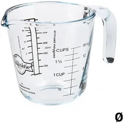 O'Cuisine Messbecher Glas, Messbecher, Transparent